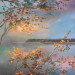 Lovely Day 18 x 18 Oil and Cold Wax